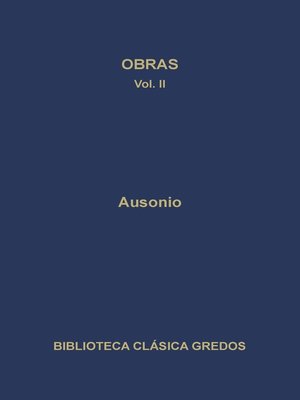cover image of Obras II